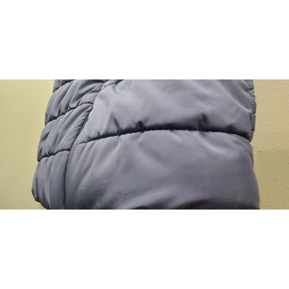 Puma Sleeveless Puffer Jacket Youth Small 7/8 Full Zip Polyester Blue Pockets - Picture 3 of 7